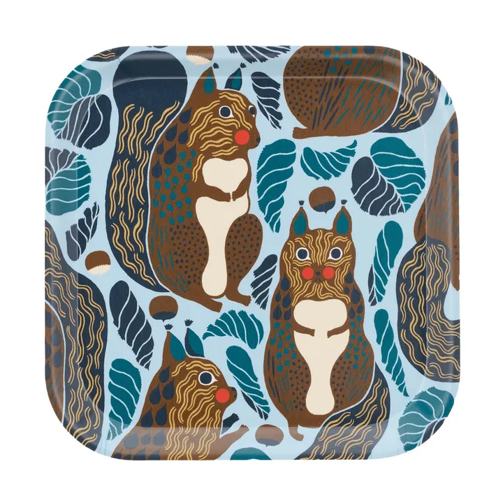Kurre bricka - Sky blue-multicolour - Marimekko