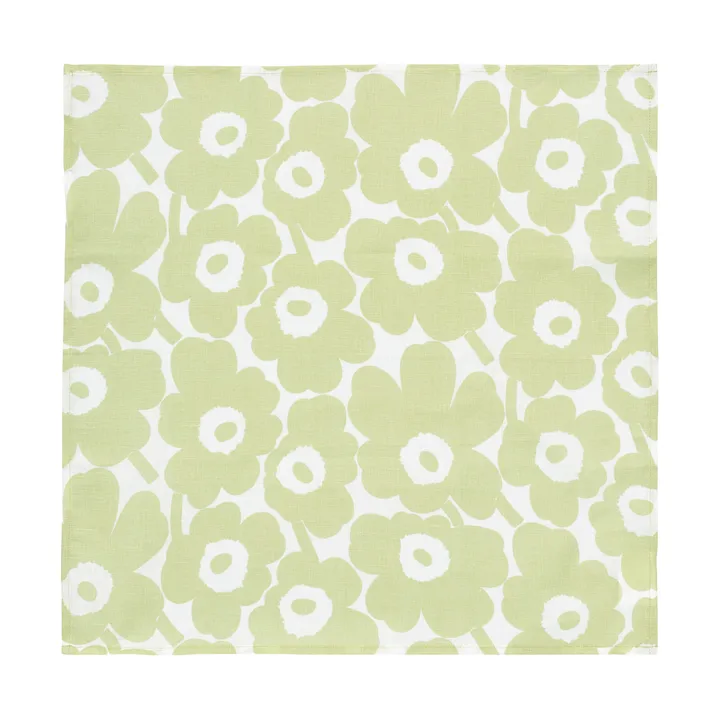 Mini unikko tygservett 43x43 cm - Pear-white - Marimekko