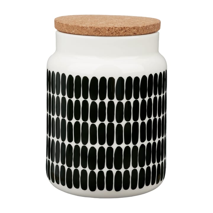 Oiva Alku burk 1,2 L, Vit-mörkgrön Marimekko