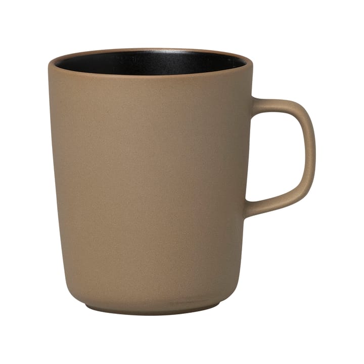 Oiva mugg 25 cl, Brun-svart Marimekko