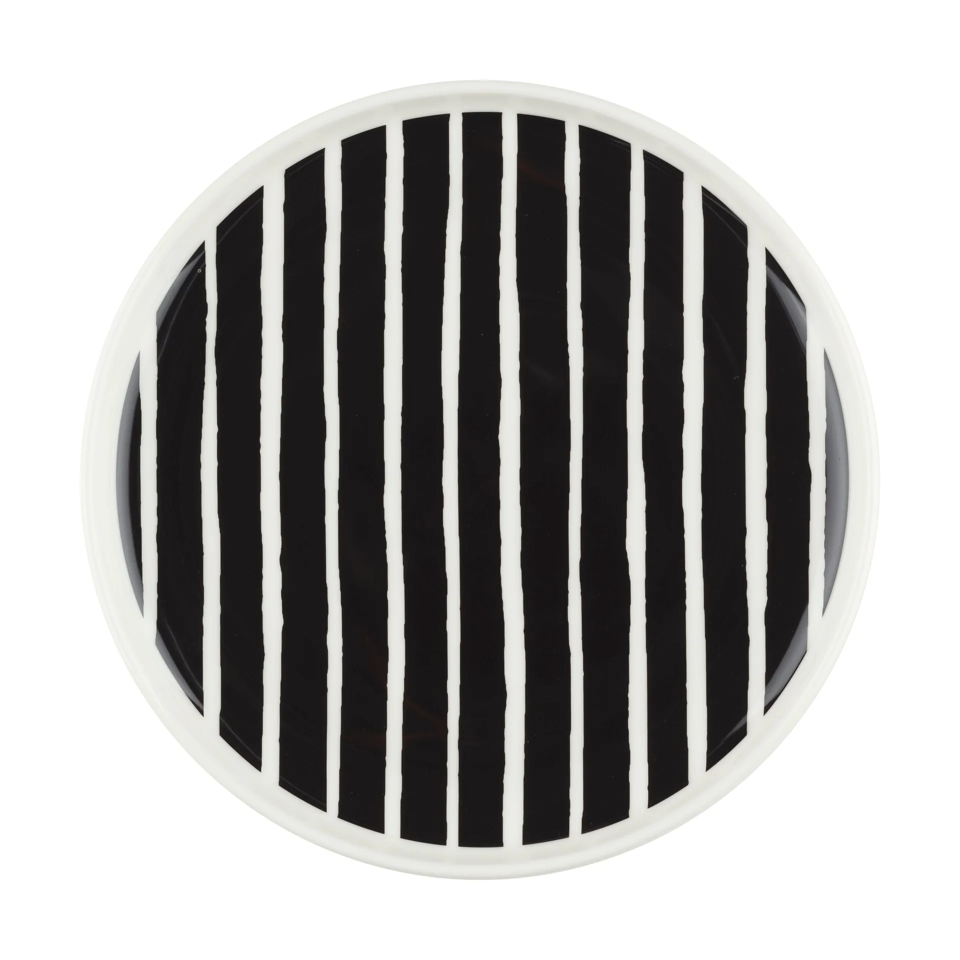 Oiva Piccolo tallrik Ø20 cm, White-black Marimekko