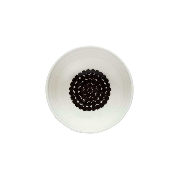 Oiva Räsymatto skål 3 dl, svart-vit Marimekko