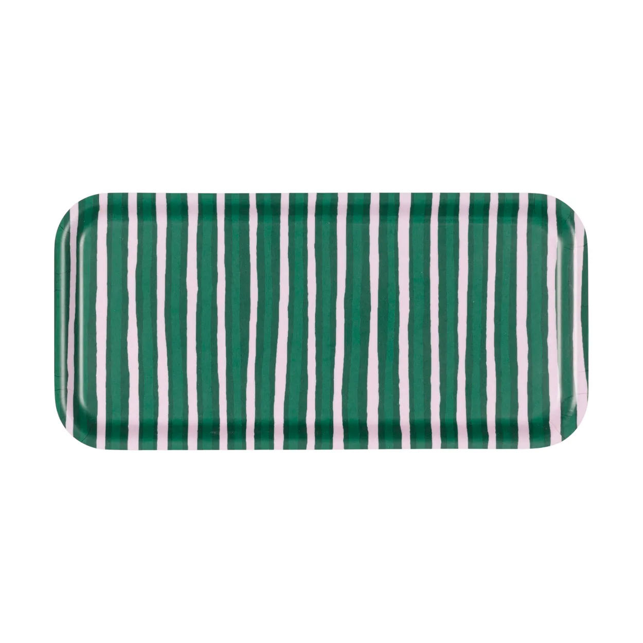 Alternativ bild 0 för Marimekko Piccolo bricka 13,5x27,5 cm Green