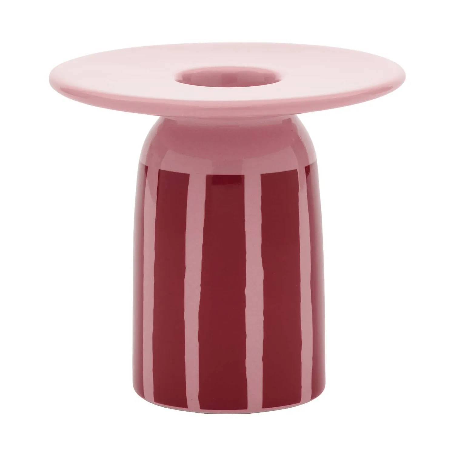 Piccolo ljusstake, Coral-dark red, 8 cm Marimekko