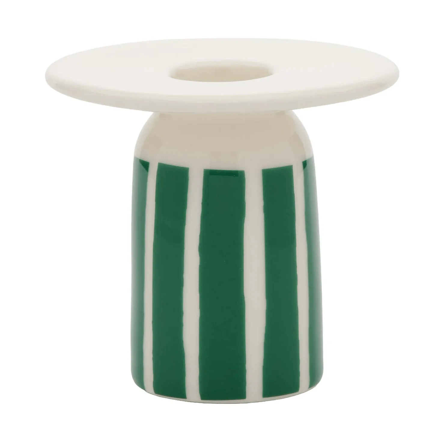 Piccolo ljusstake, White-green, 8 cm Marimekko