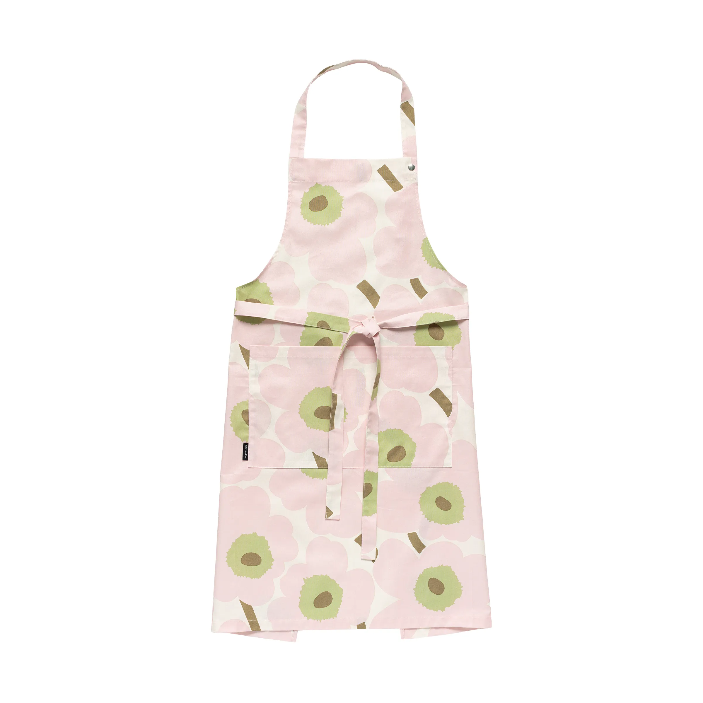 Marimekko Pieni Unikko förkläde, Off white-pink-pear-sand