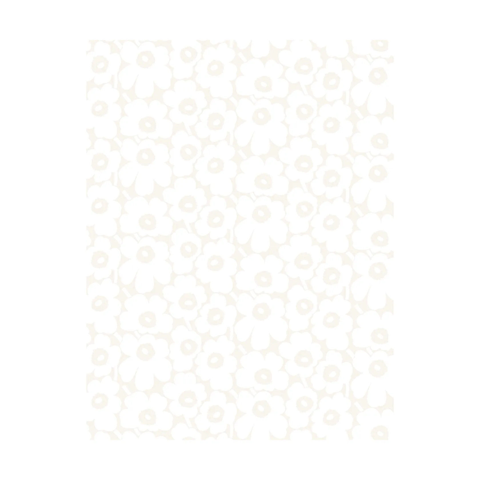 Pieni Unikko vaxduk, White Marimekko