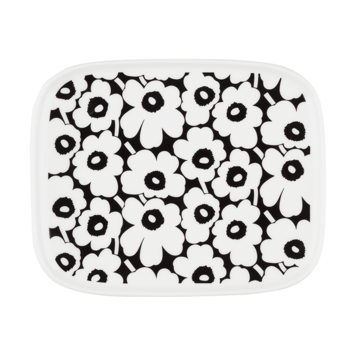 Pikkuinen Unikko fat 12x15 cm, Black-white Marimekko