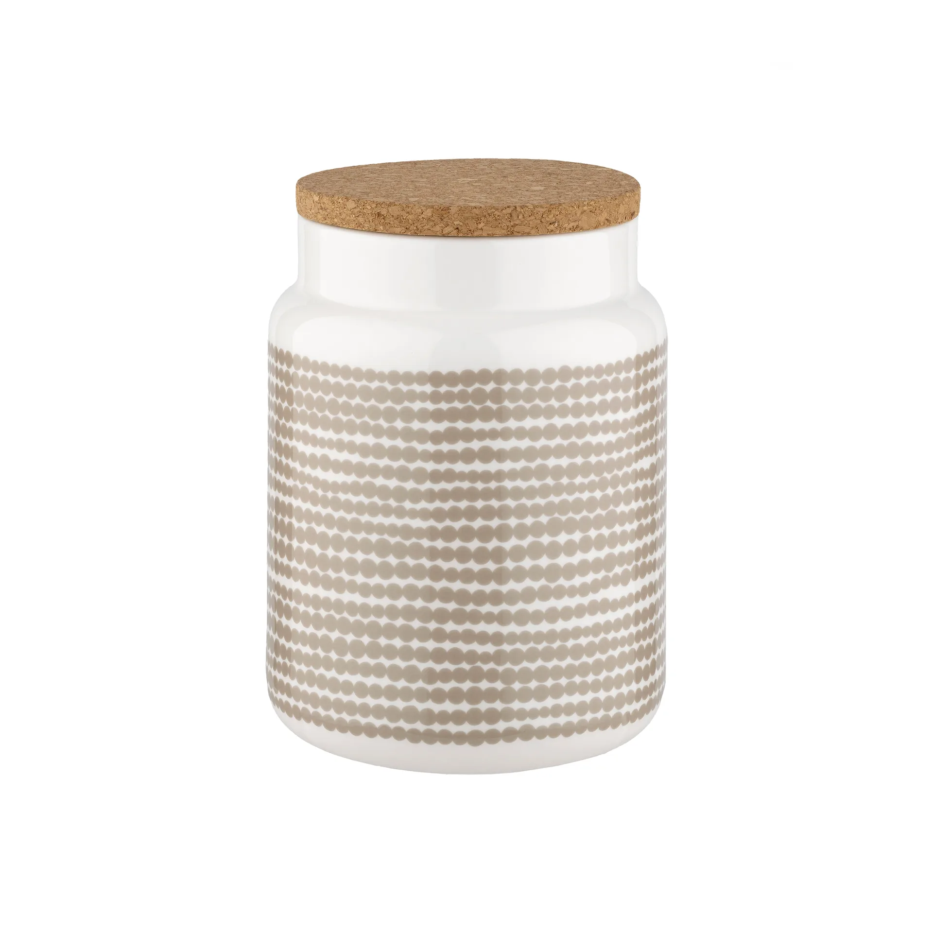 Räsymatto burk 1,2 l, Beige-vit Marimekko