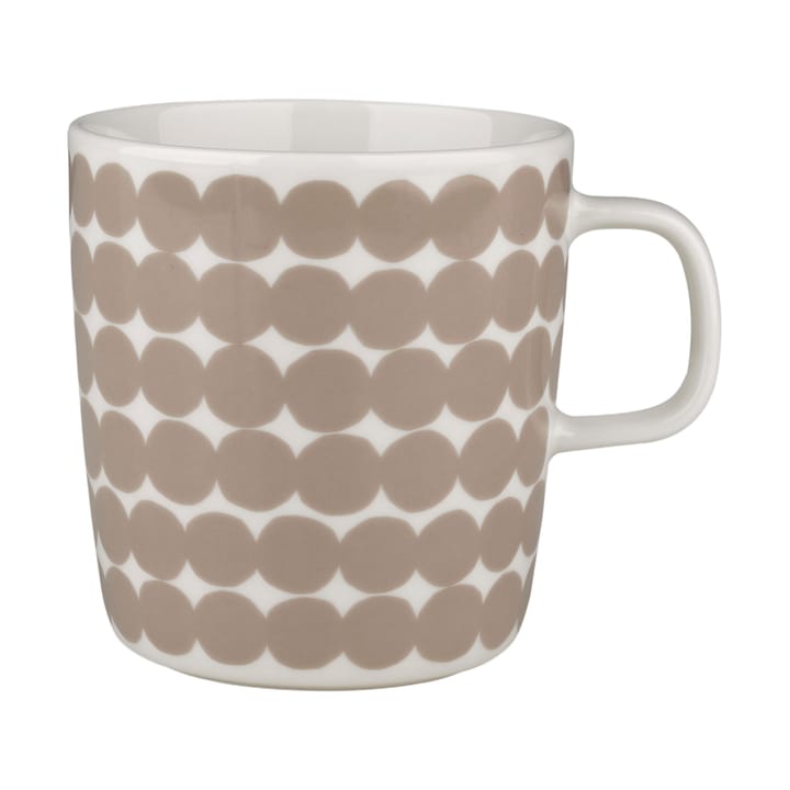 Räsymatto mugg 4 dl, White-beige Marimekko