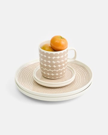 Räsymatto mugg 4 dl - White-beige - Marimekko