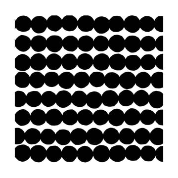 Marimekko Räsymatto servett 33×33 cm 20-pack Black-White