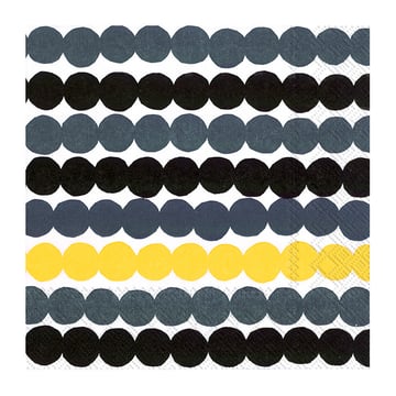 Marimekko Räsymatto servett 33×33 cm 20-pack Gul