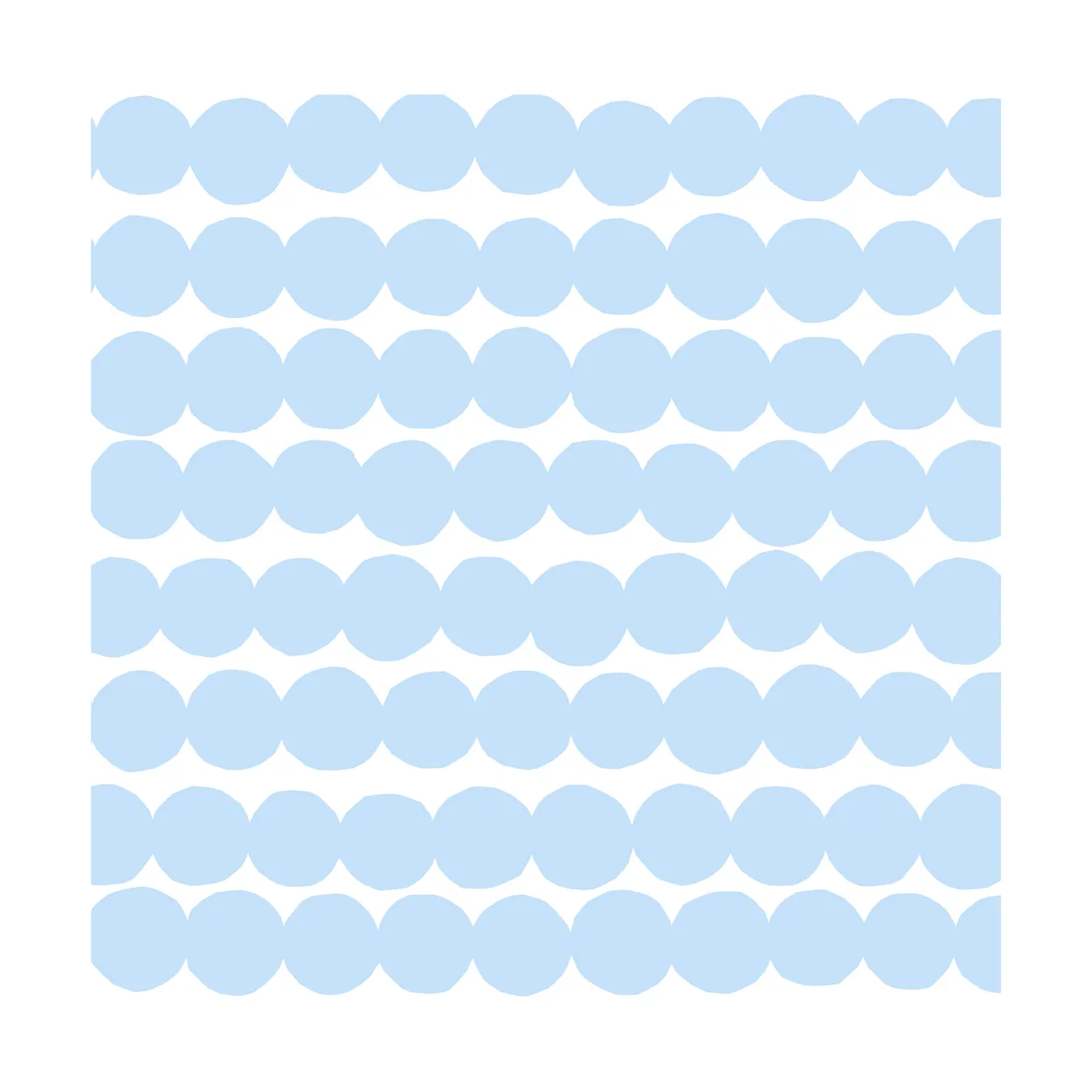 Marimekko Räsymatto servett 33×33 cm 20-pack Light Blue