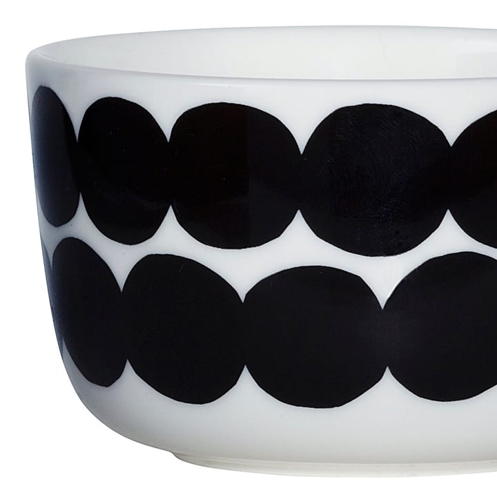 Räsymatto skål 2,5 dl, svart-vit Marimekko
