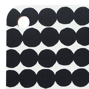 Räsymatto skärbräda - svart-vit - Marimekko