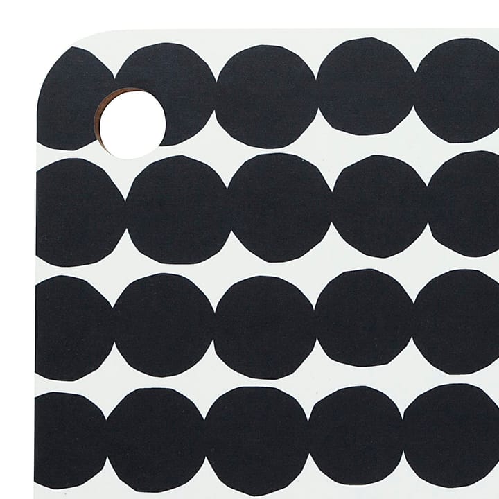 Räsymatto skärbräda, svart-vit Marimekko