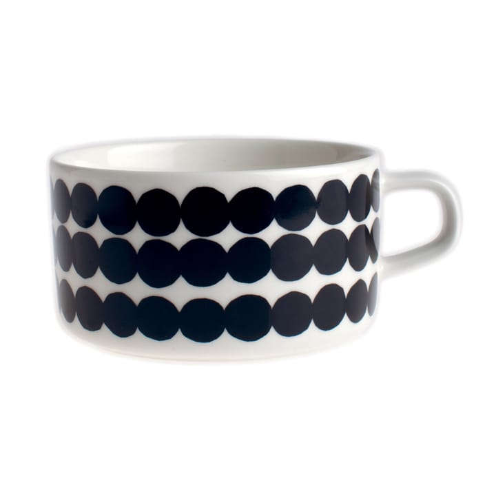 Räsymatto tekopp 25 cl, svart-vit Marimekko
