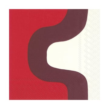 Marimekko Seireeni servett 33×33 cm 20-pack Dark red