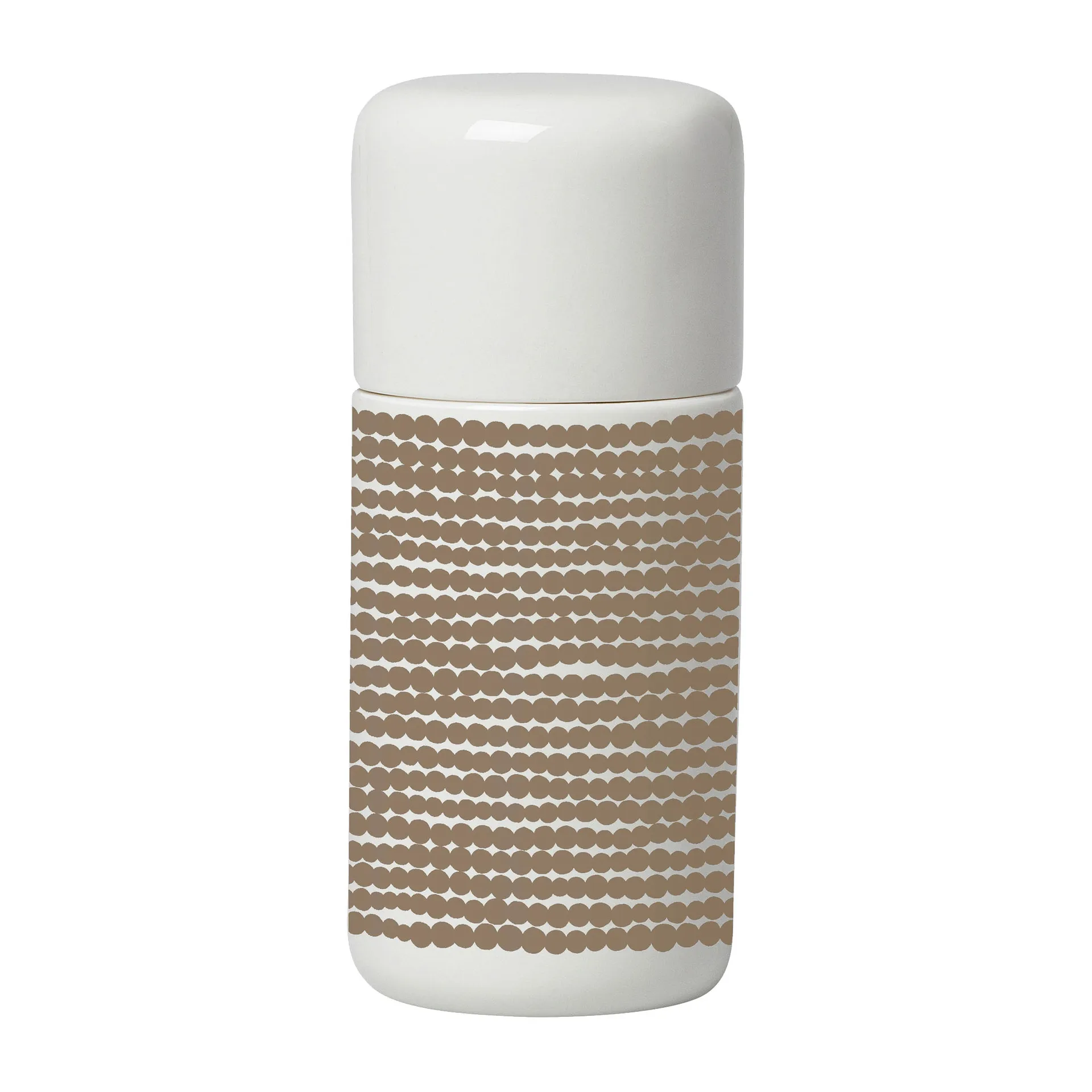 Siirtolapuutarha kvarn mönstrad kropp, White-clay Marimekko