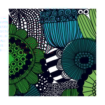 Marimekko Siirtolapuutarha servett 33×33 cm 20-pack Blue-Green