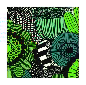 Marimekko Siirtolapuutarha servett 33×33 cm 20-pack Grön
