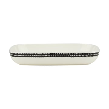 Marimekko Siirtolapuutarha tallrik 18×25 cm Black-white