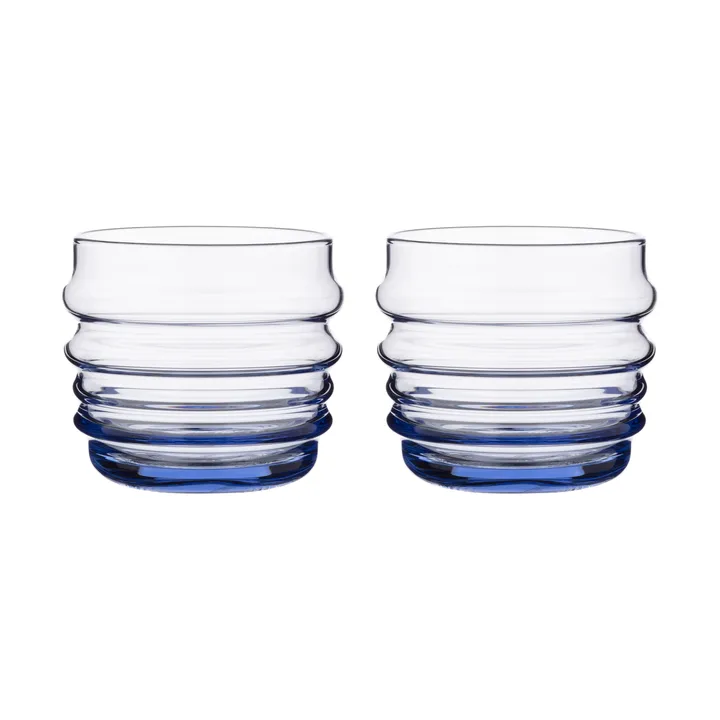 Sukat Makkaralla glas 2-pack - Lavender - Marimekko