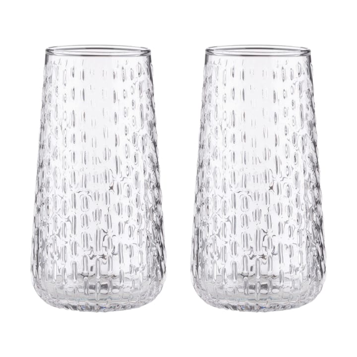 Syksy long tumbler glas 2-pack - Clear - Marimekko