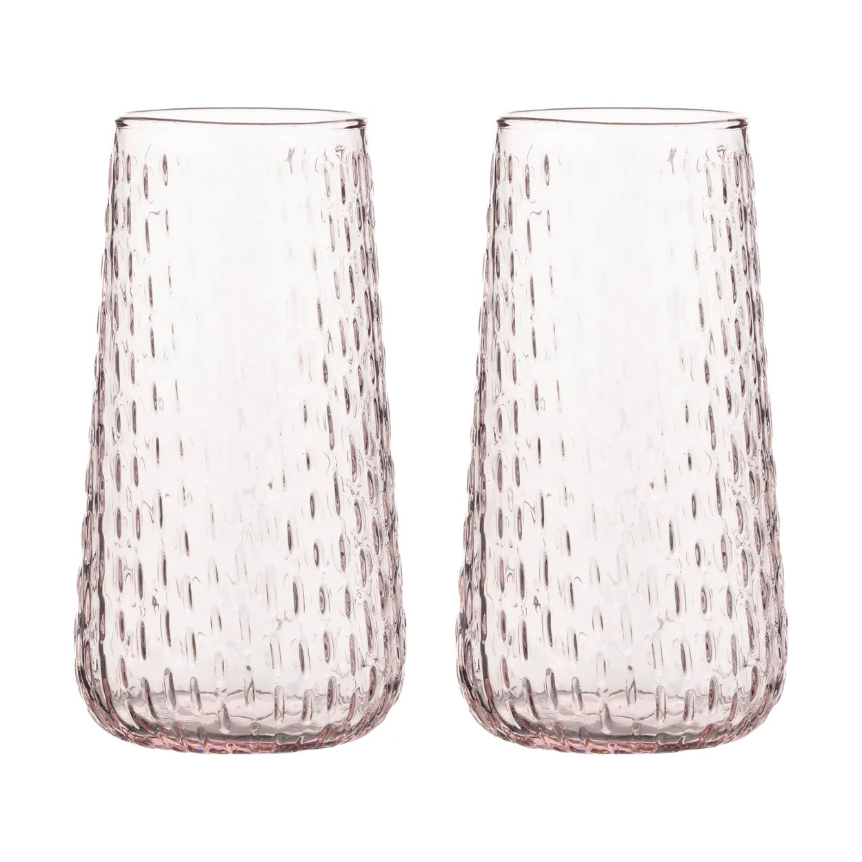 Marimekko Syksy long tumbler glas 2-pack Light pink