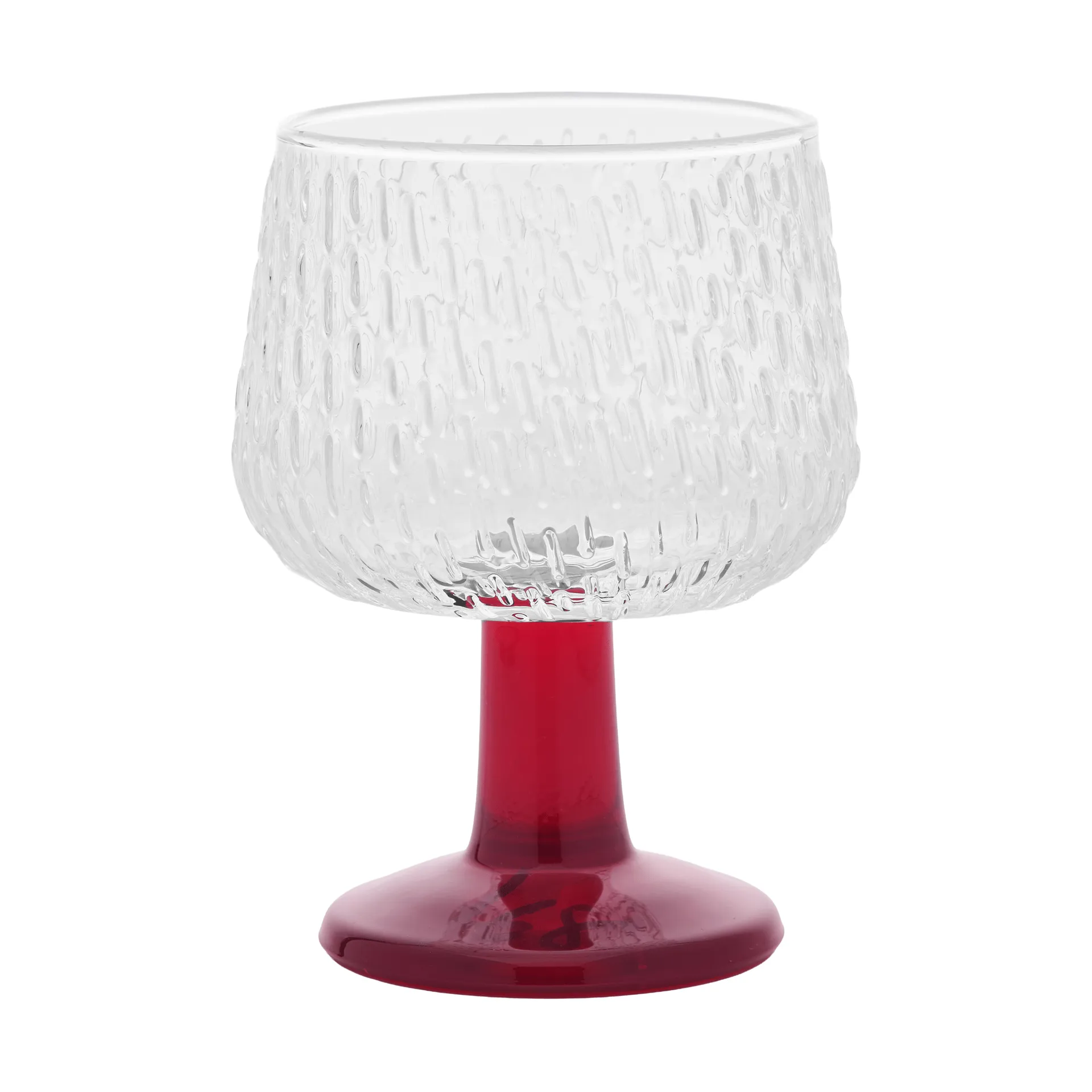 Marimekko Syksy vinglas 2,5 dl Clear-red