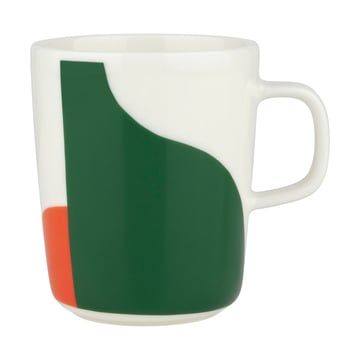 Läs mer om Marimekko Tasapaino mugg 2,5 dl White-bright blue-orange