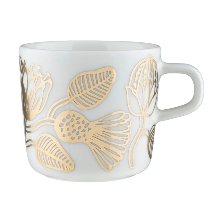 Tiara kaffekopp 20 cl - White-gold - Marimekko