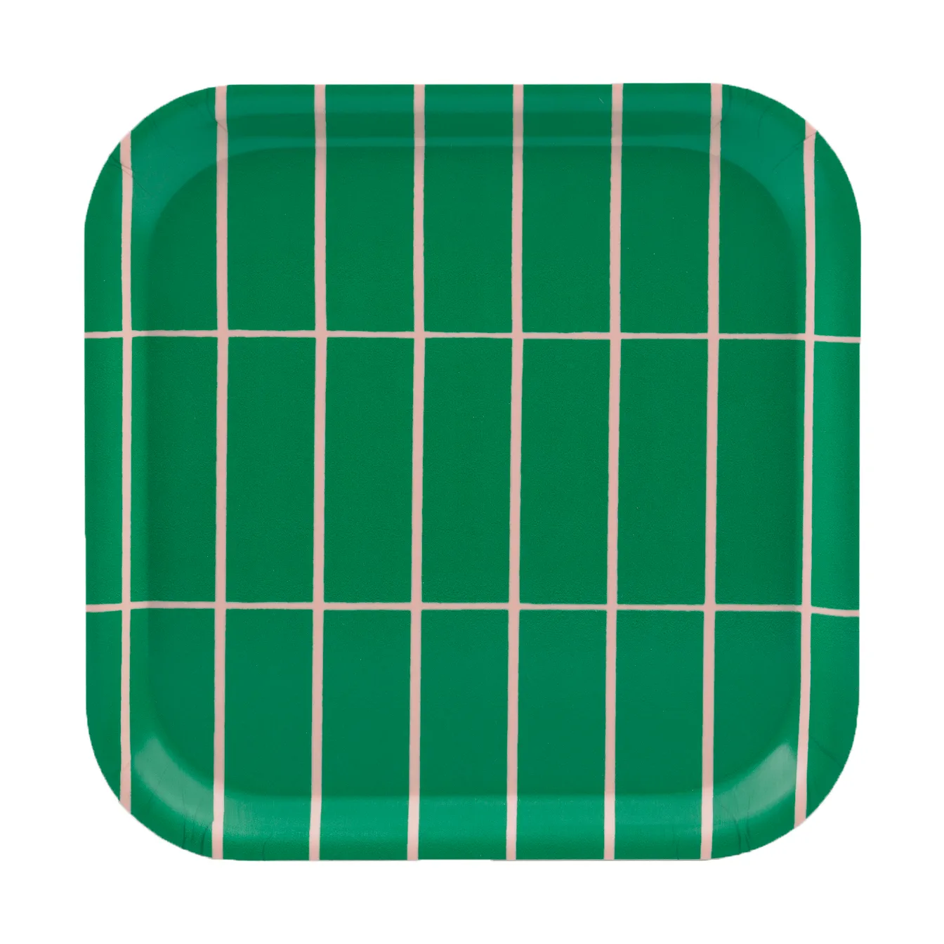 Tiiliskivi bricka 20x20 cm, Green-yellow Marimekko