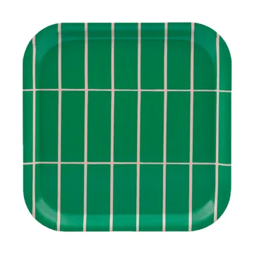 Tiiliskivi bricka 20x20 cm - Green-yellow - Marimekko