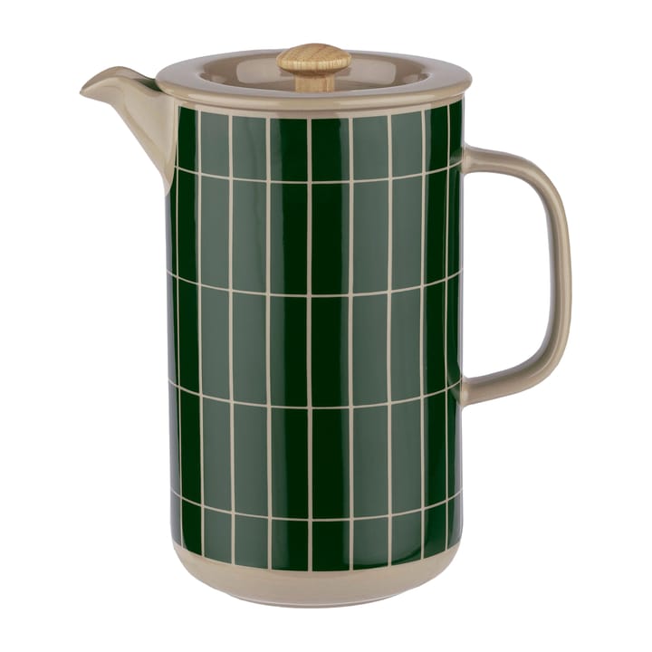 Tiiliskivi kaffepress 0,9 l, Terra-dark green Marimekko