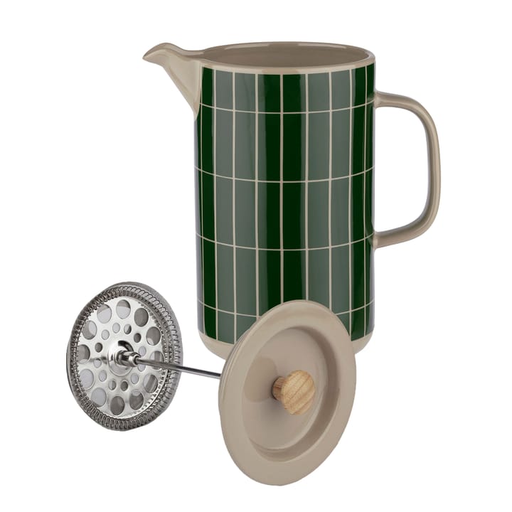 Tiiliskivi kaffepress 0,9 l, Terra-dark green Marimekko