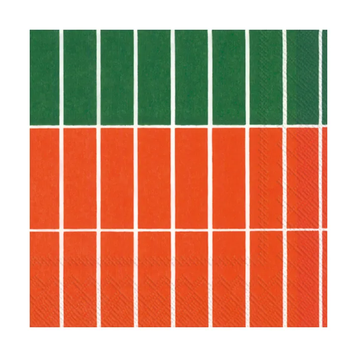 Tiiliskivi Raita servett 20-pack, Orange Marimekko