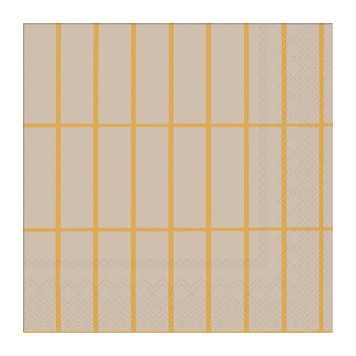 Tiiliskivi servett 33x33 cm 20-pack, Linen-gold Marimekko