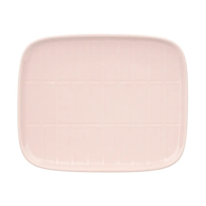 Tiiliskivi tallrik 12x15 cm - Light pink - Marimekko