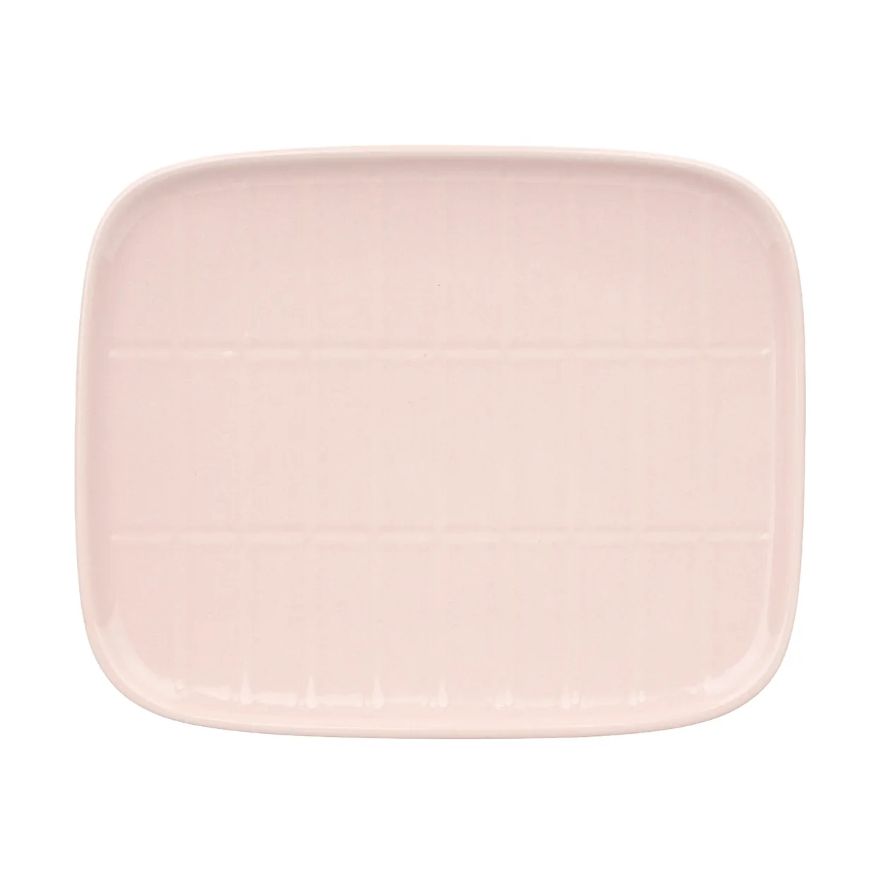 marimekko tiiliskivi tallrik 12x15 cm light pink