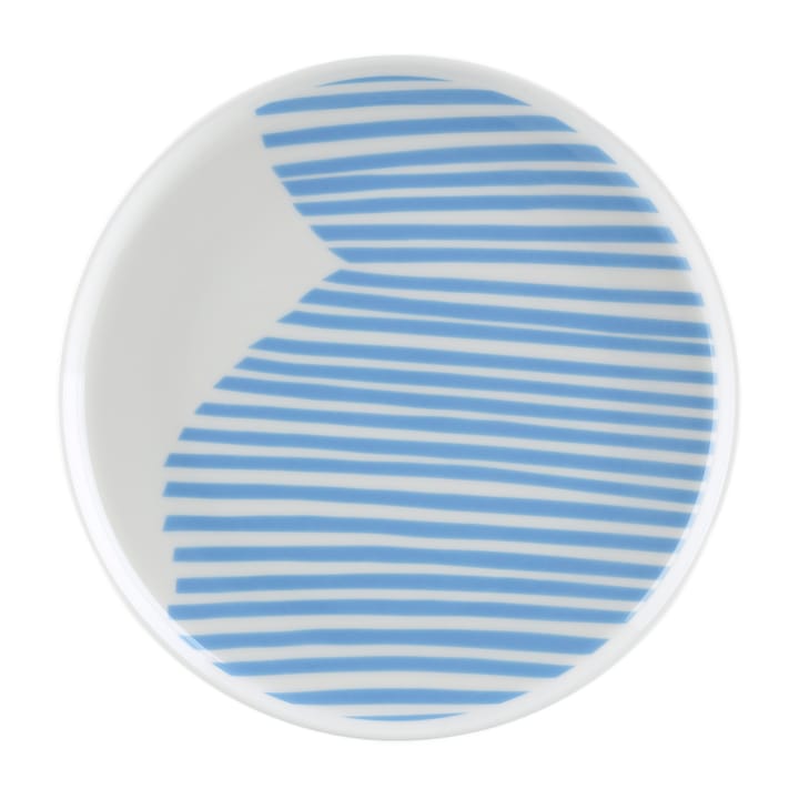 Uimari tallrik Ø20 cm, Blå-vit Marimekko