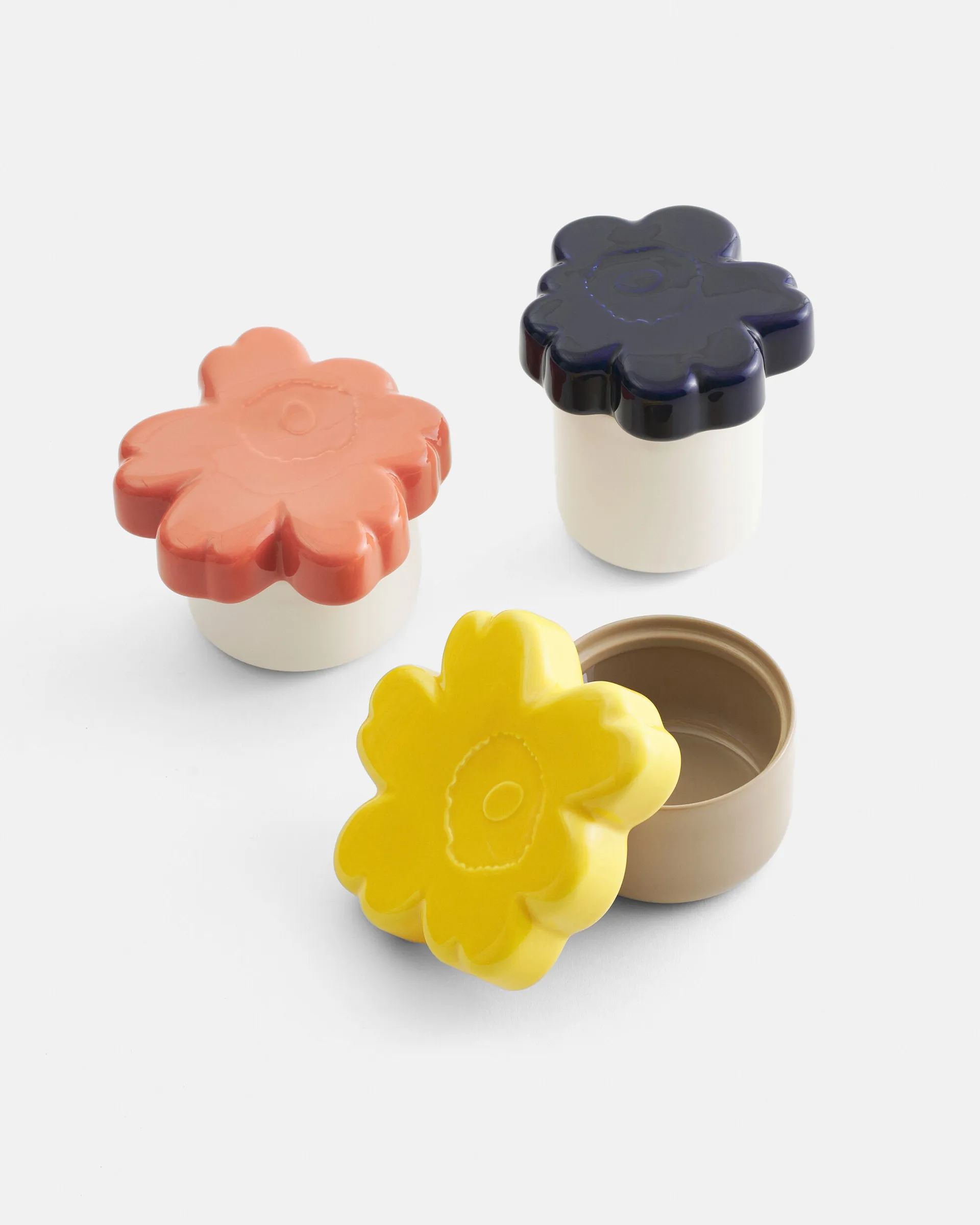 Unikko 60-årsjubileum burk Ø19x11 cm, Terra-spring yellow Marimekko