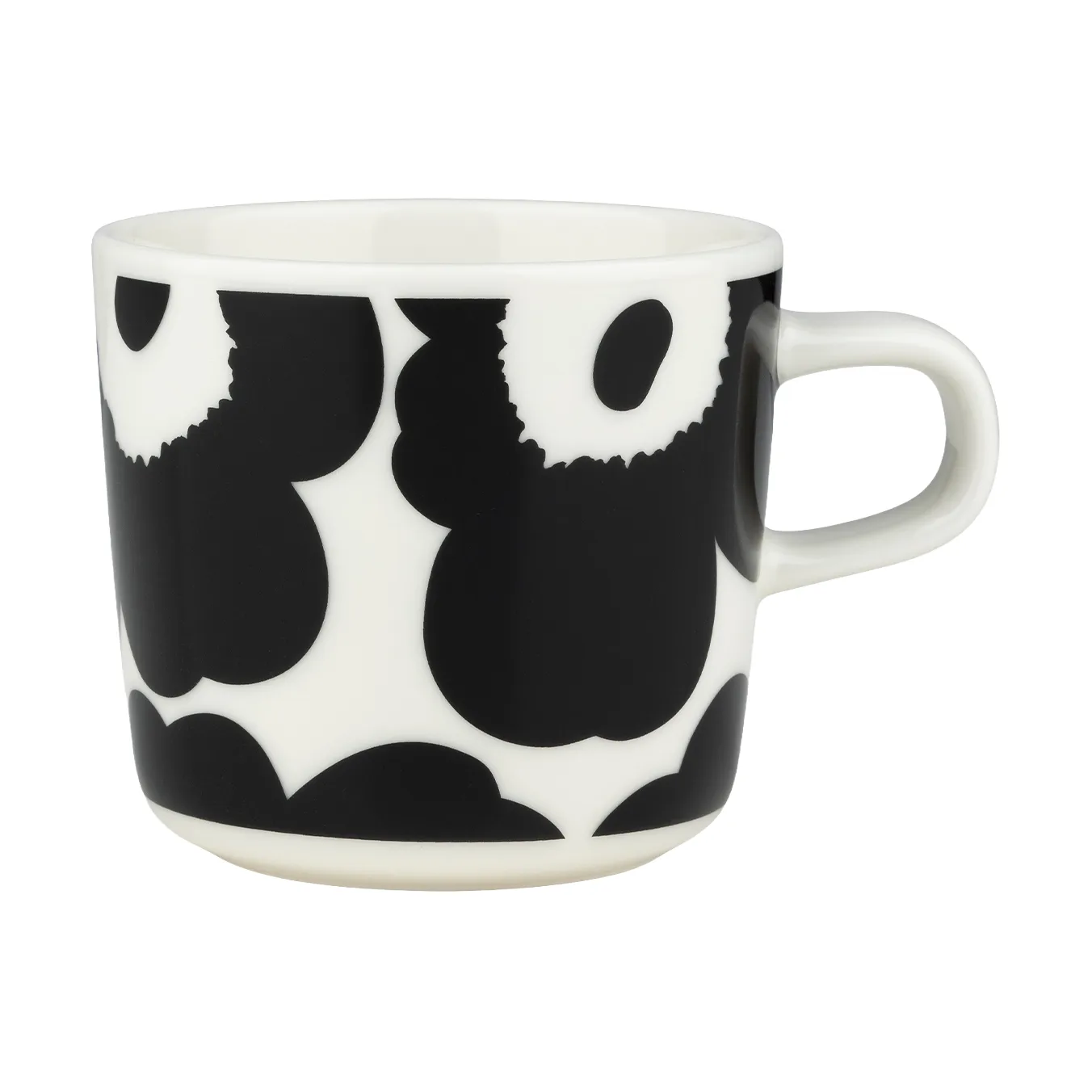 Unikko kaffekopp 20 cl, Black-white Marimekko