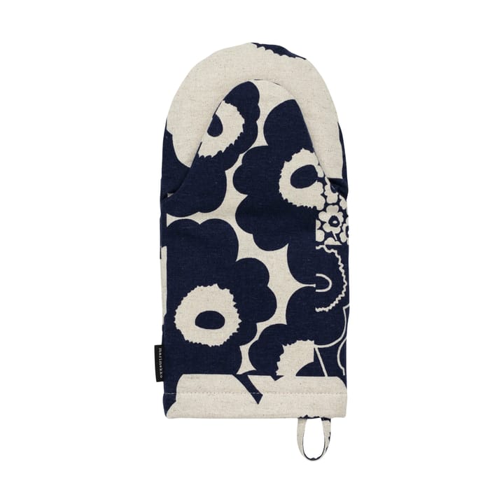 Unikko kollaasi grytvante - Linen-dark navy - Marimekko