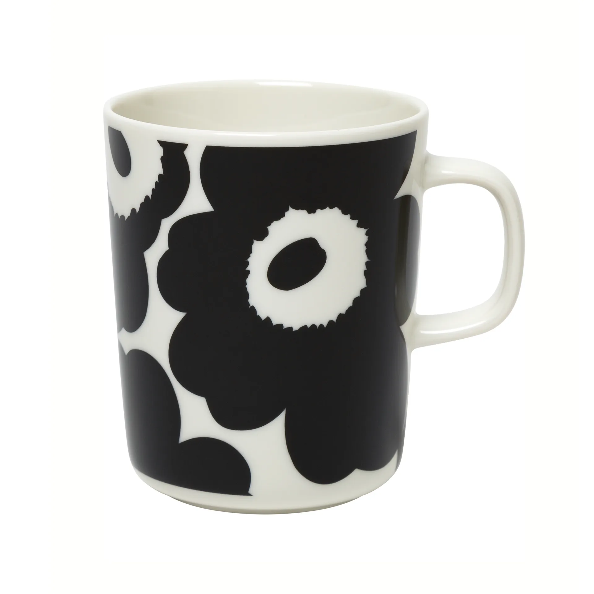 Unikko mugg 25 cl, Vit-svart Marimekko