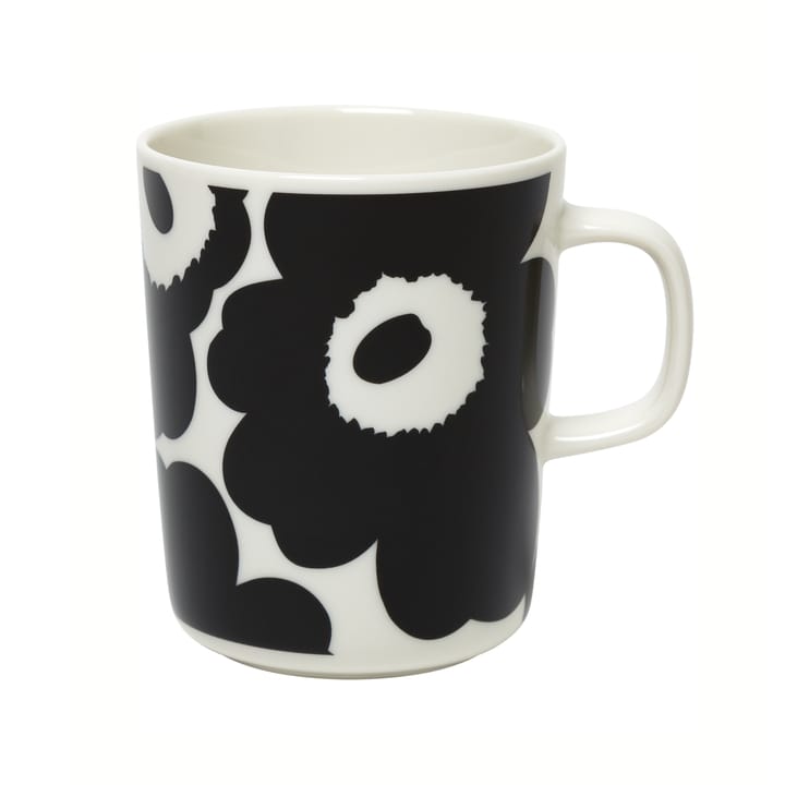 Unikko mugg 25 cl, Vit-svart Marimekko