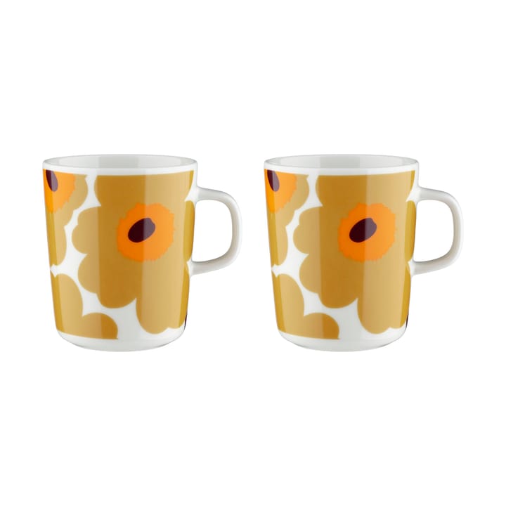 Unikko mugg 2,5 dl 2-pack - Vit - Marimekko