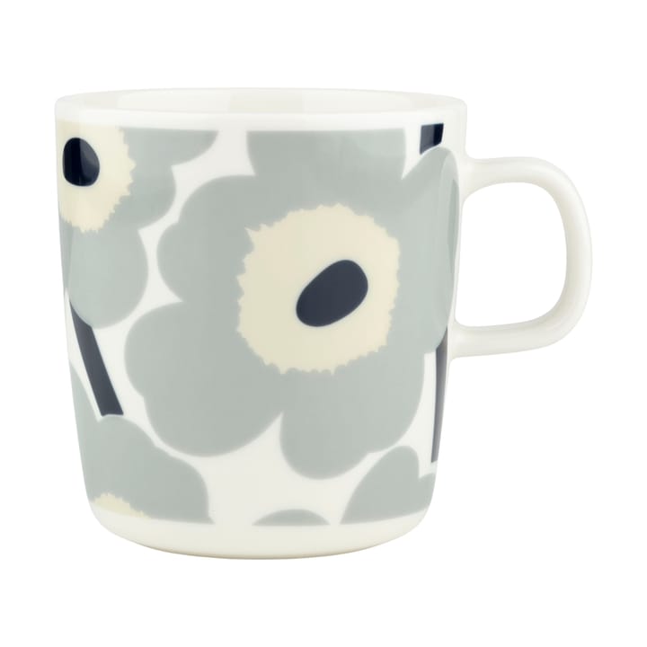 Unikko mugg 40 cl - White-light grey-sand-dark blue - Marimekko