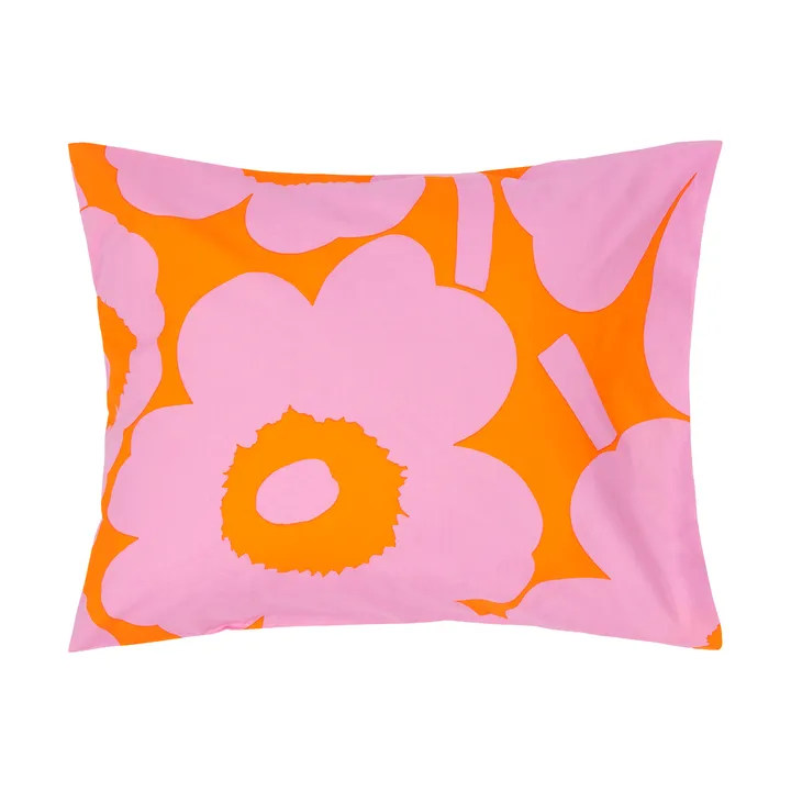 Unikko örngott 50x60 cm - Orange-pink - Marimekko